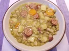 Erbsensuppe mit Dörrfleisch und Mettenden - Rezept