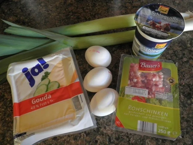 Lauchkuchen für Zwei ... - Rezept - Bild Nr. 5