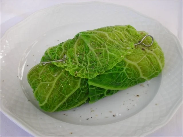 Rezept: Hühnchenbrust Involtini im Wirsingmantel Bild Nr. 7 Hühnchenbrust Involtini im Wirsingmantel - Rezept - Bild Nr. 7