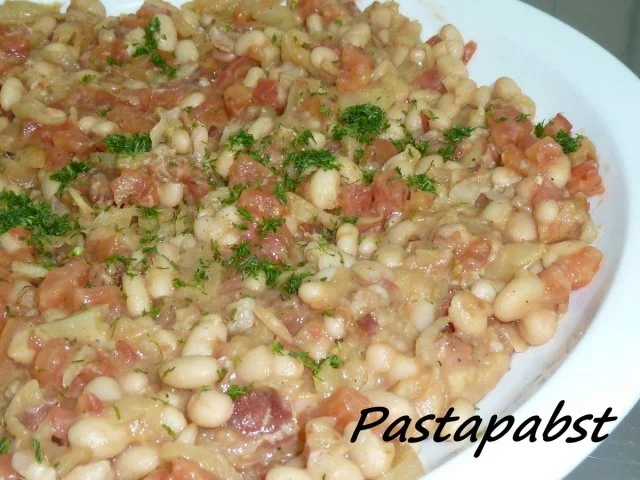 Rezept: Weiße Bohnen mit Fenchel und Pancetta Weiße Bohnen mit Fenchel und Pancetta - Rezept