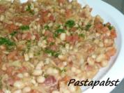 Weiße Bohnen mit Fenchel und Pancetta - Rezept