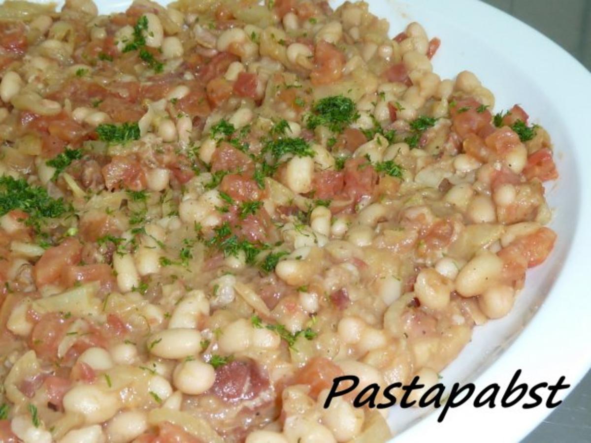 Weiße Bohnen mit Fenchel und Pancetta - einfach - von Pastapabst