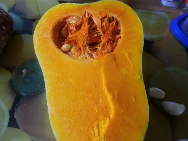 Kürbis in Käsesahnesosse mit Gehacktesklösschen - Rezept - Bild Nr. 4