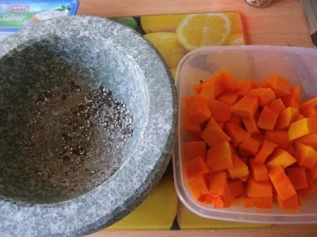 Kürbis in Käsesahnesosse mit Gehacktesklösschen - Rezept - Bild Nr. 7