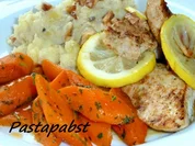 Zitronenhuhn mit Walnuss-Kartoffelbrei - Rezept