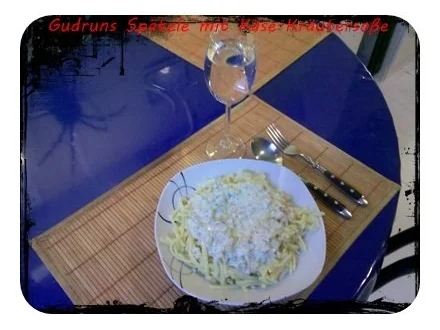 Rezept: Nudeln: Spätzle mit Käse-Kräutersoße Bild Nr. 9 Nudeln: Spätzle mit Käse-Kräutersoße - Rezept - Bild Nr. 9