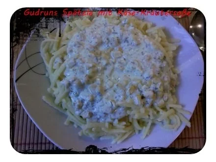 Rezept: Nudeln: Spätzle mit Käse-Kräutersoße Bild Nr. 10 Nudeln: Spätzle mit Käse-Kräutersoße - Rezept - Bild Nr. 10