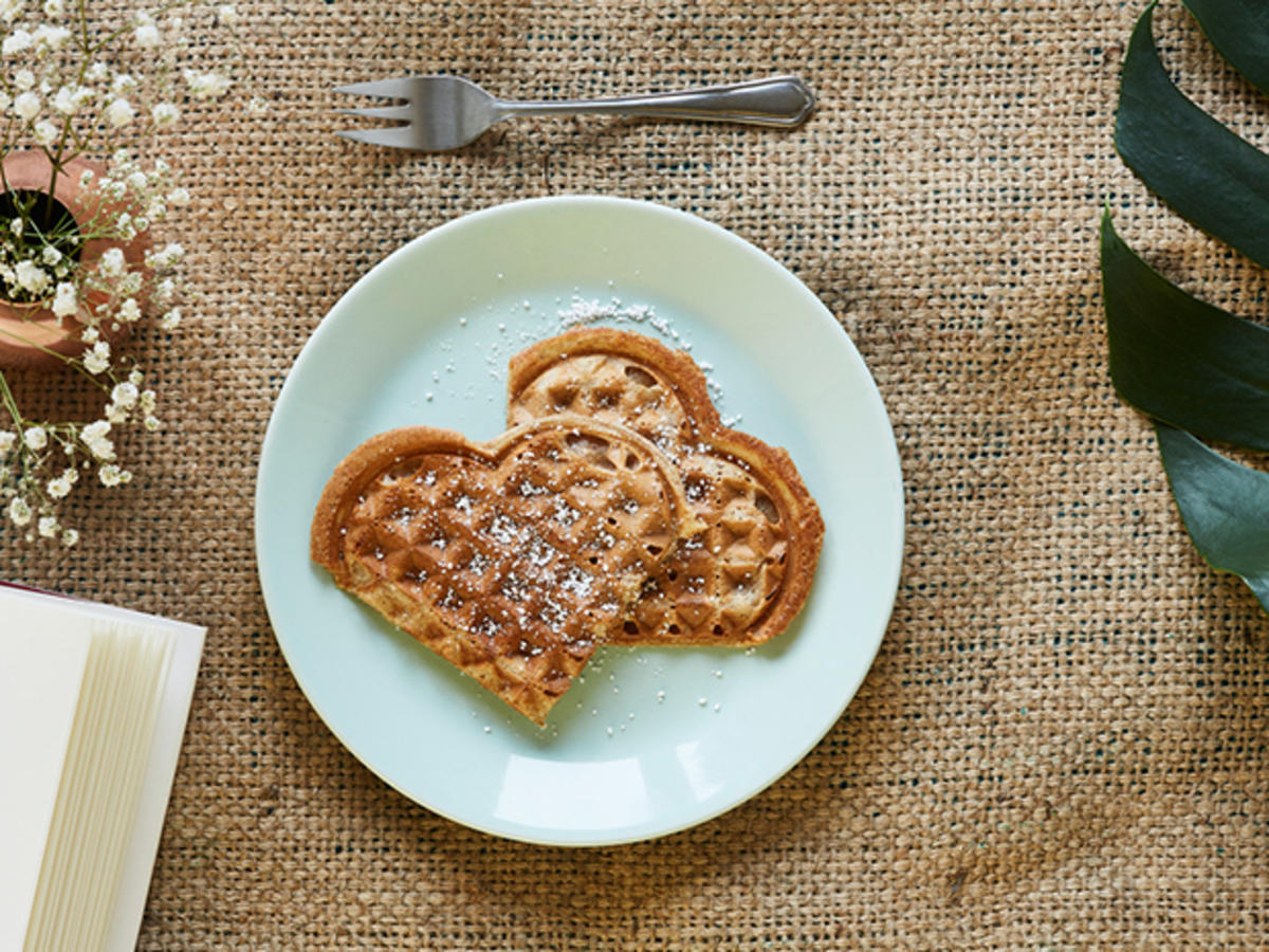 Glutenfreie Waffeln - einfach - 308 kcal/100g