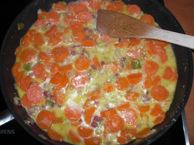 Möhren-Reis-Pfanne mit Schinken - Rezept - Bild Nr. 13