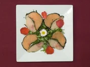 Carpaccio vom Edelfisch-Doublé mit Babyleafs (Heidrun von Goessel) - Rezept