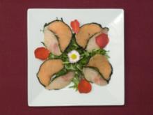 Carpaccio vom Edelfisch-Doublé mit Babyleafs (Heidrun von Goessel) - Rezept