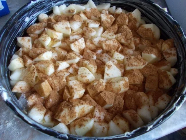 Birnen-Apfelkuchen mit Kokosstreusel - Rezept - Bild Nr. 4