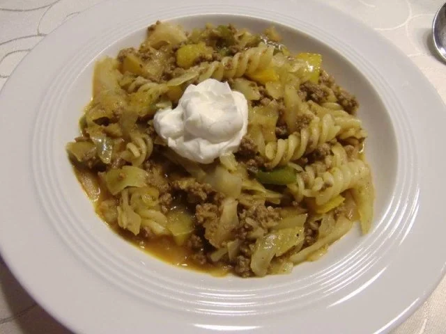 Hackpfanne mit Nudeln und Weißkohl - Rezept - Bild Nr. 18