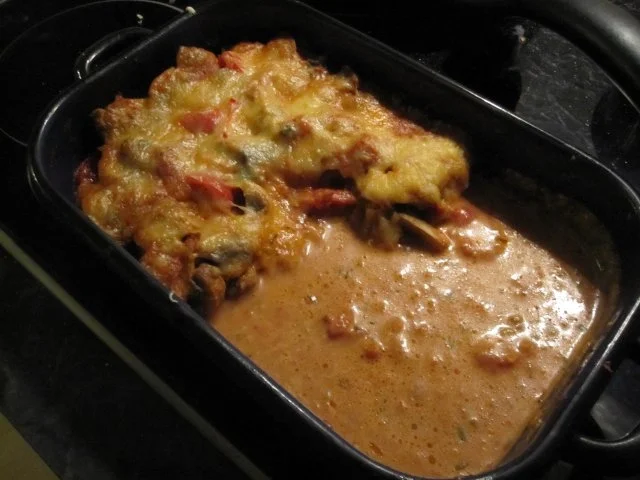 Überbackene Schweinemedaillons - Rezept