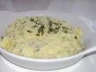 Beilagen: Kartoffelpüree mit Röstzwiebeln und Schnittlauch - Rezept