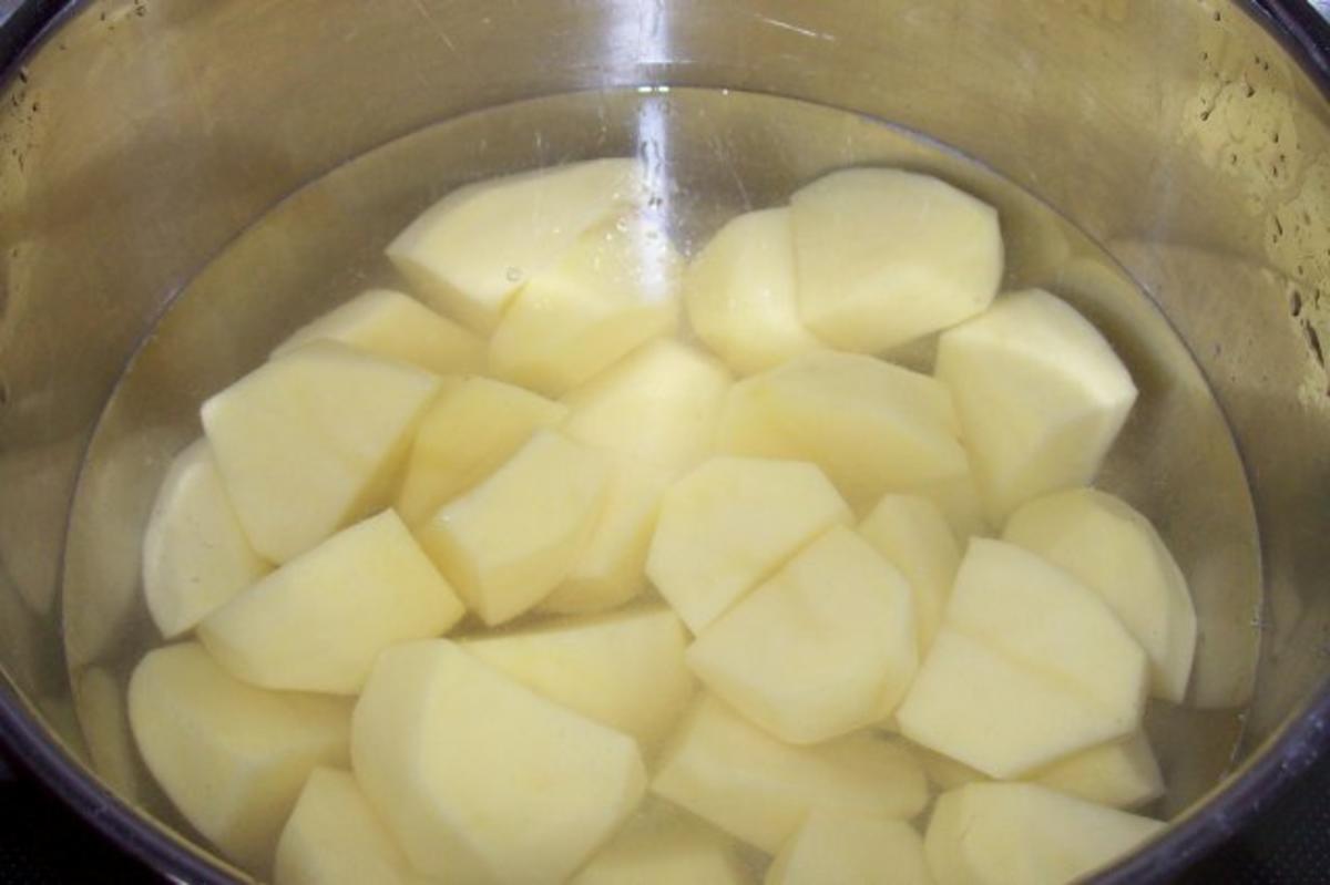 Beilagen: Kartoffelpüree mit Röstzwiebeln und Schnittlauch - Rezept - Bild Nr. 2