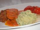 Würziger Hackbraten mit Oliven, Parmesan und getrockneten Tomaten - Rezept