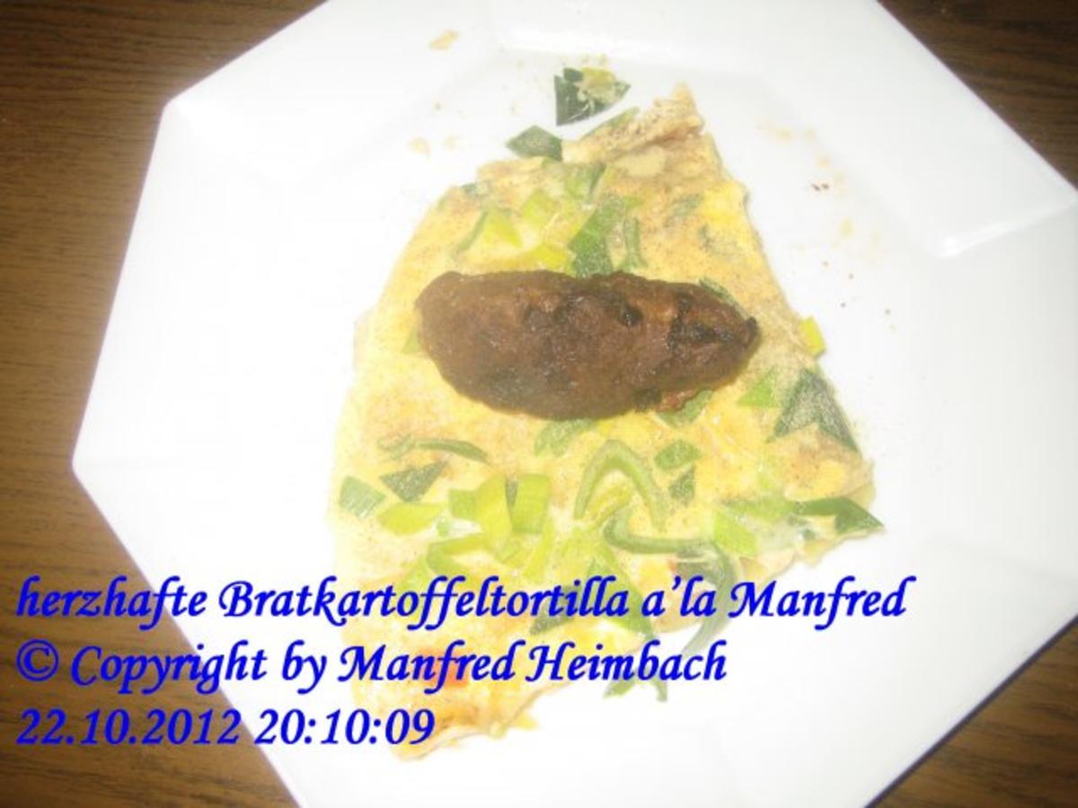 Kartoffeln – herzhafte Bratkartoffeltortilla a’la Manfred - Rezept