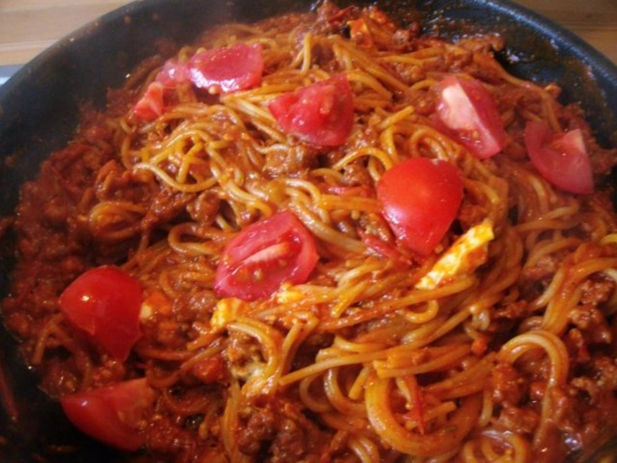 Spaghetti Bolognese-Pfanne - Rezept - Bild Nr. 8
