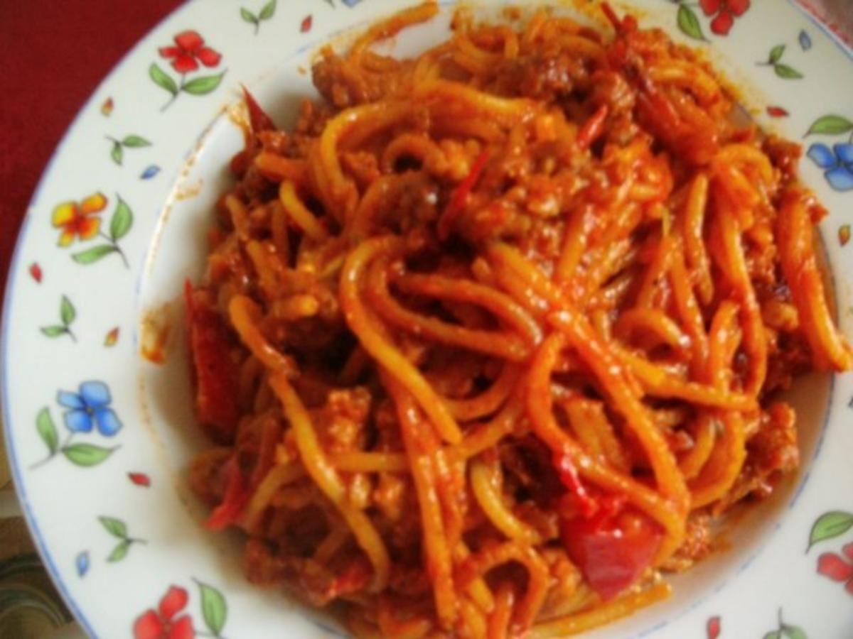 Spaghetti Bolognese-Pfanne - Rezept
