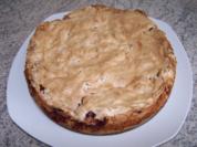 Johannisbeertorte mit Mandelbaiser - Rezept
