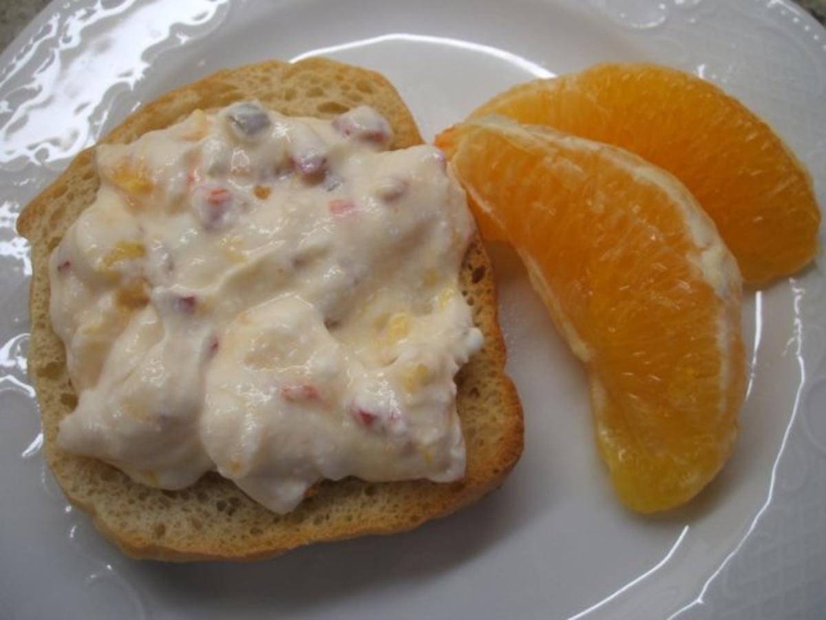 Frischkäse: Orange und Chilisoße - Rezept