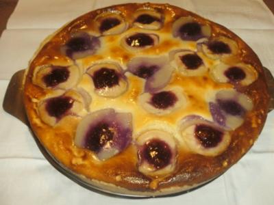 Rezept: Käsekuchen mit Apfel - Birne und Preiselbeeren Käsekuchen mit Apfel - Birne und Preiselbeeren - Rezept
