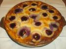 Käsekuchen mit Apfel - Birne und Preiselbeeren - Rezept