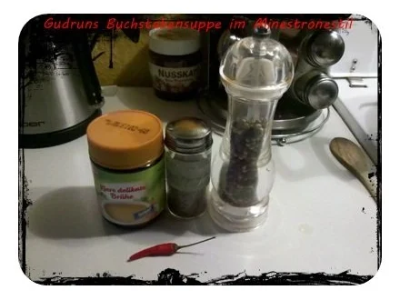 Suppe: Buchstabensuppe im Minestrone-Stil - Rezept - Bild Nr. 5