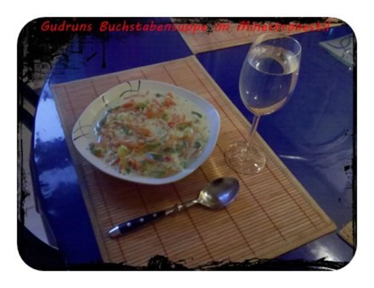Suppe: Buchstabensuppe im Minestrone-Stil - Rezept - Bild Nr. 10