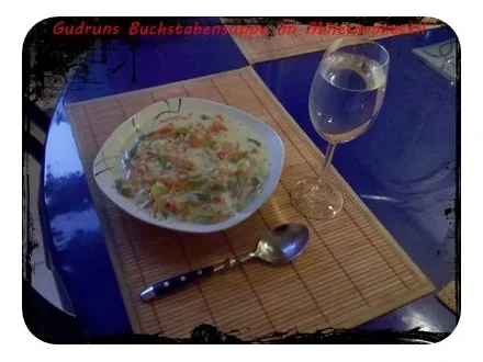 Suppe: Buchstabensuppe im Minestrone-Stil - Rezept - Bild Nr. 10