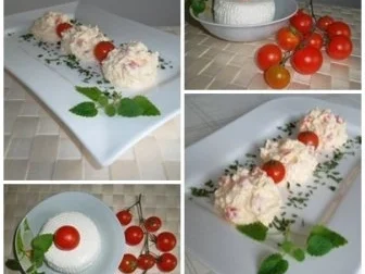 Frischkäse kombiniert mit Tomate und Ahornsirup - Rezept - Bild Nr. 3