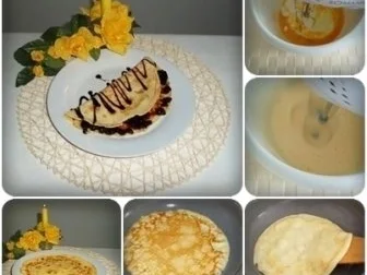 Rezept: Pfannkuchen mit Cranberries & Heidelbeeren Konfitüren gefüllt Bild Nr. 2 Pfannkuchen mit Cranberries & Heidelbeeren Konfitüren gefüllt - Rezept - Bild Nr. 2