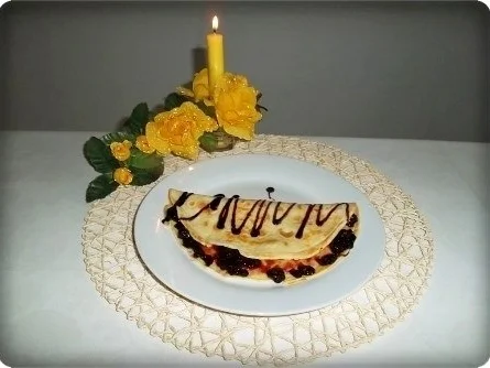 Rezept: Pfannkuchen mit Cranberries & Heidelbeeren Konfitüren gefüllt Bild Nr. 13 Pfannkuchen mit Cranberries & Heidelbeeren Konfitüren gefüllt - Rezept - Bild Nr. 13