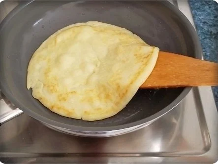 Rezept: Pfannkuchen mit Cranberries & Heidelbeeren Konfitüren gefüllt Bild Nr. 5 Pfannkuchen mit Cranberries & Heidelbeeren Konfitüren gefüllt - Rezept - Bild Nr. 5