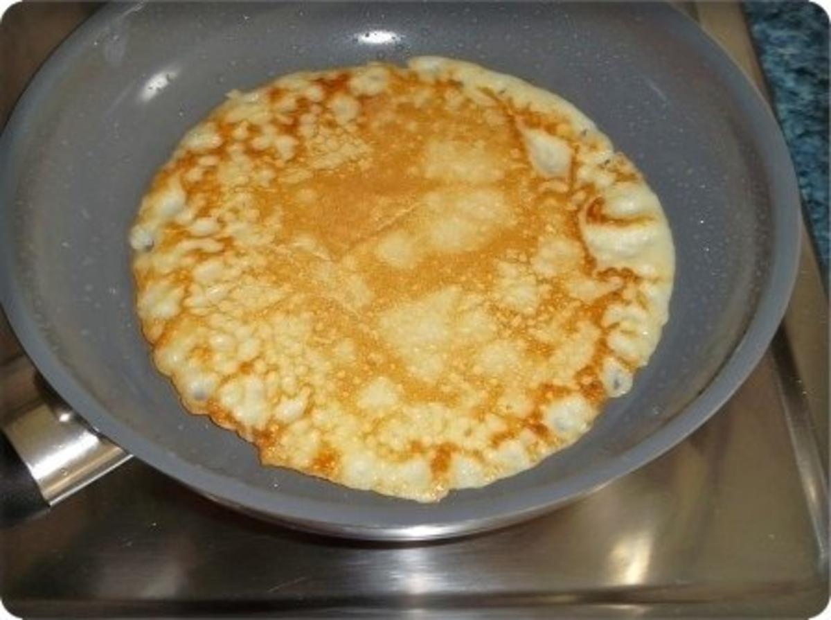 Pfannkuchen mit Cranberries & Heidelbeeren Konfitüren gefüllt - Rezept - Bild Nr. 6