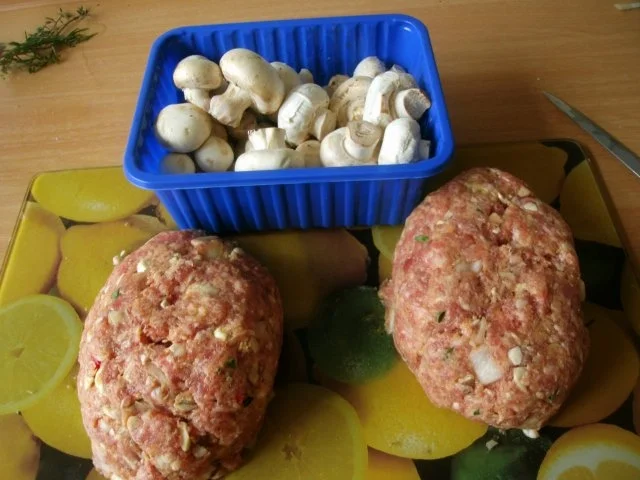 Champignon- Kräuter - Falscher Hase - Rezept - Bild Nr. 4