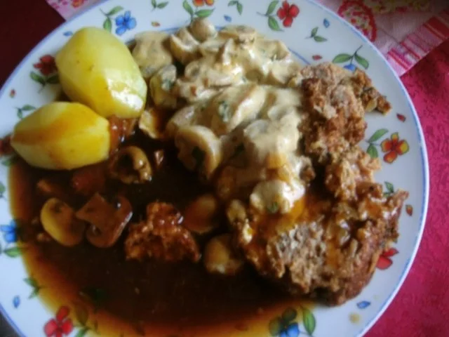 Champignon- Kräuter - Falscher Hase - Rezept - Bild Nr. 10