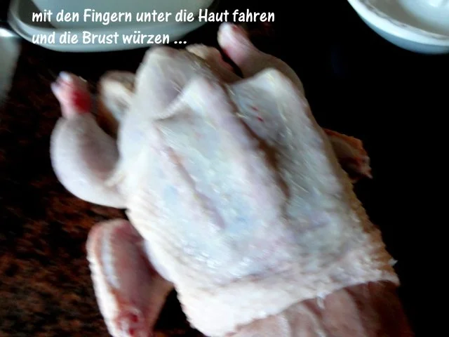 Geflügel:   getrüffeltes BRATHÄHNCHEN - Rezept - Bild Nr. 5
