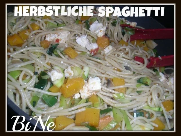 BiNe` S HERBSTLICHE SPAGHETTI - Rezept - Bild Nr. 6