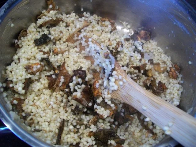 Graupen Pilz Risotto - Rezept - Bild Nr. 4
