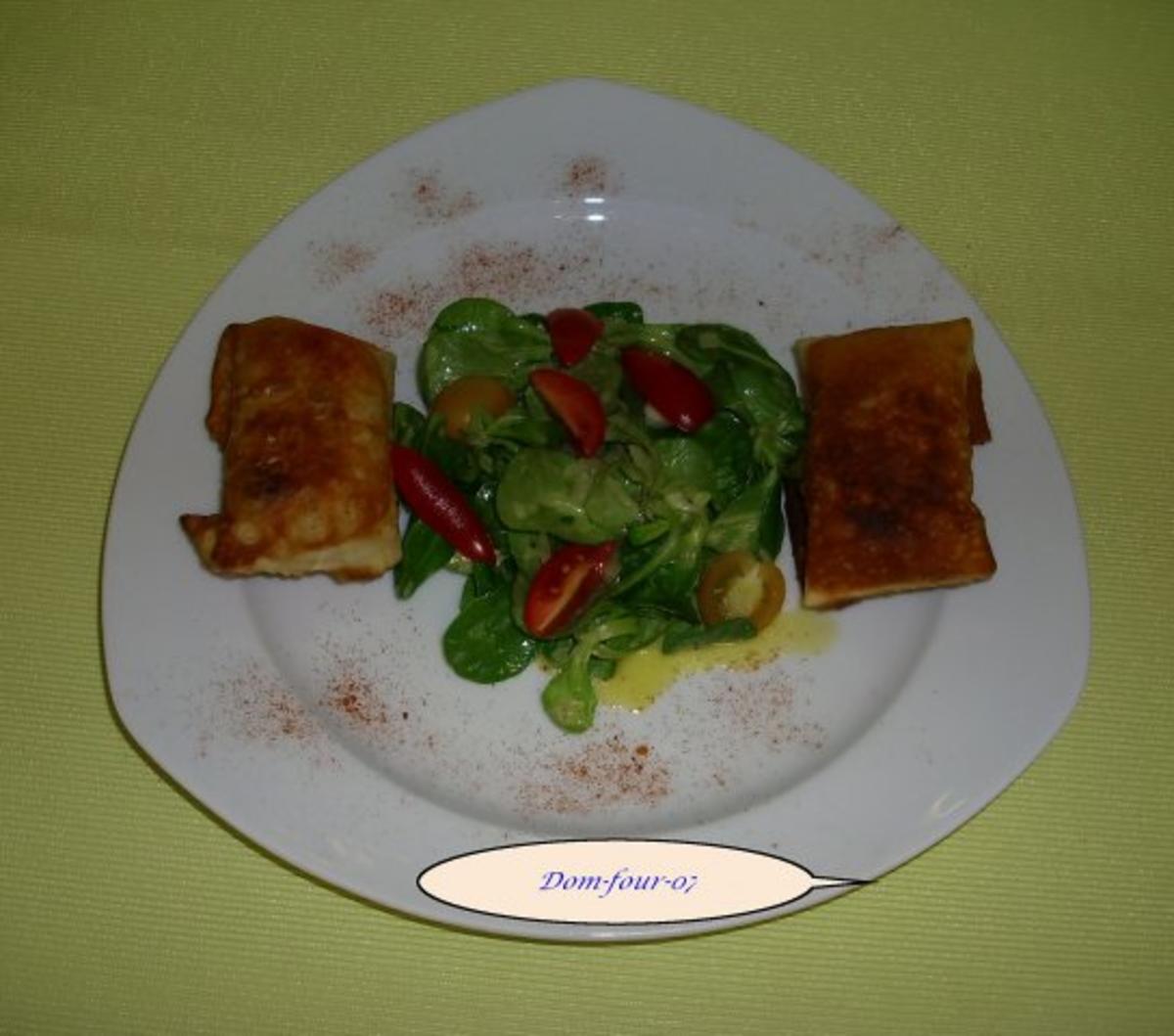 2.) Gang Wan Tan mit Feldsalat - Rezept By Dom-four-07