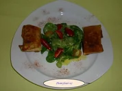 2.) Gang  Wan Tan mit  Feldsalat - Rezept