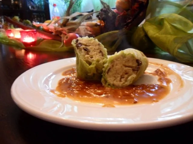 Wirsing-Waldpilz-Gnocchi-Roulade - Rezept