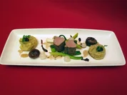 Filet vom Wildschwein mit Lauchgemüse und Kartoffel-Senfpüree - Rezept