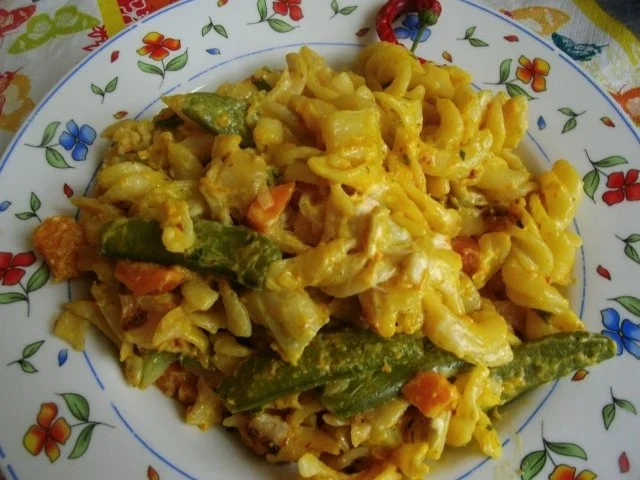 Hasi`s Kürbis Gemüsepfanne mit Nudeln - Rezept - Bild Nr. 8