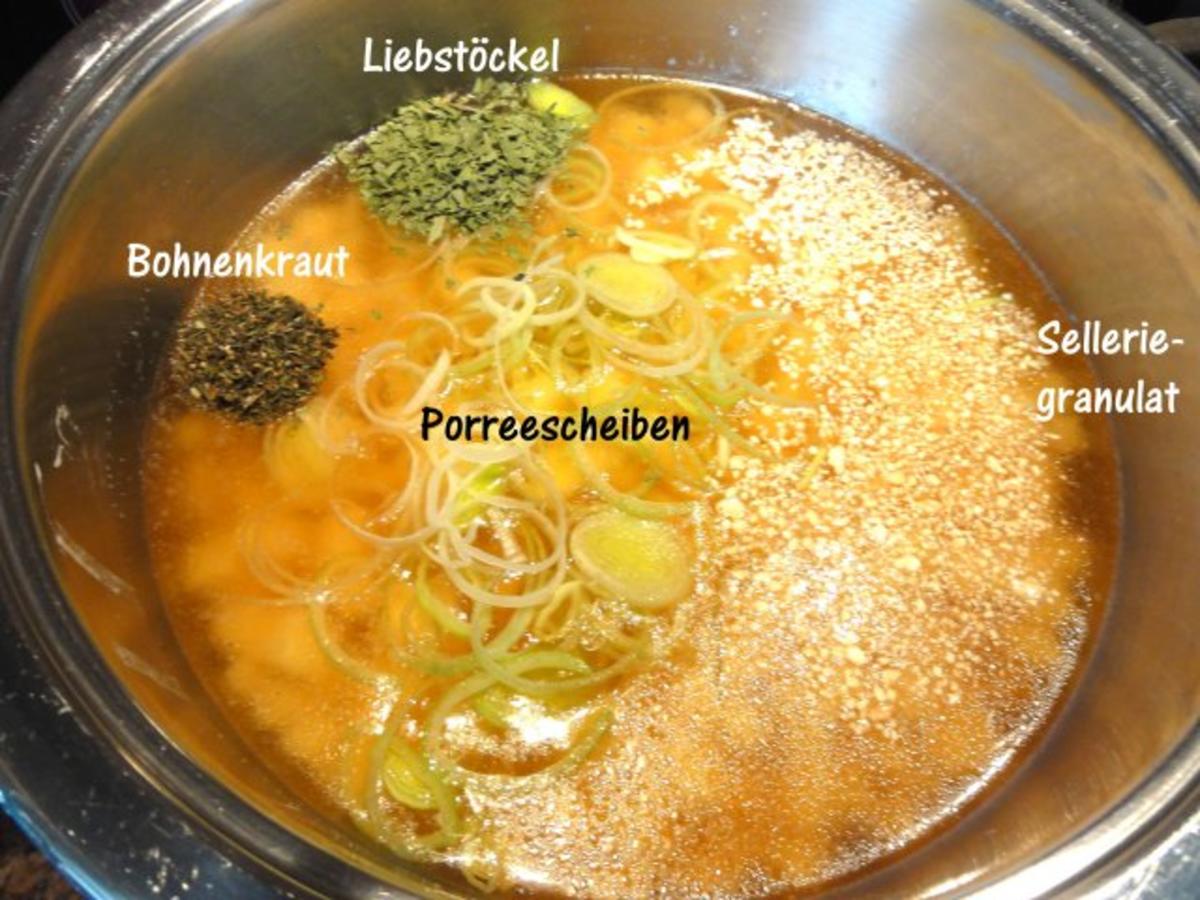 Suppe:   SCHNIBBELBOHNENSUPPE (Schnittbohnen) - Rezept - Bild Nr. 3