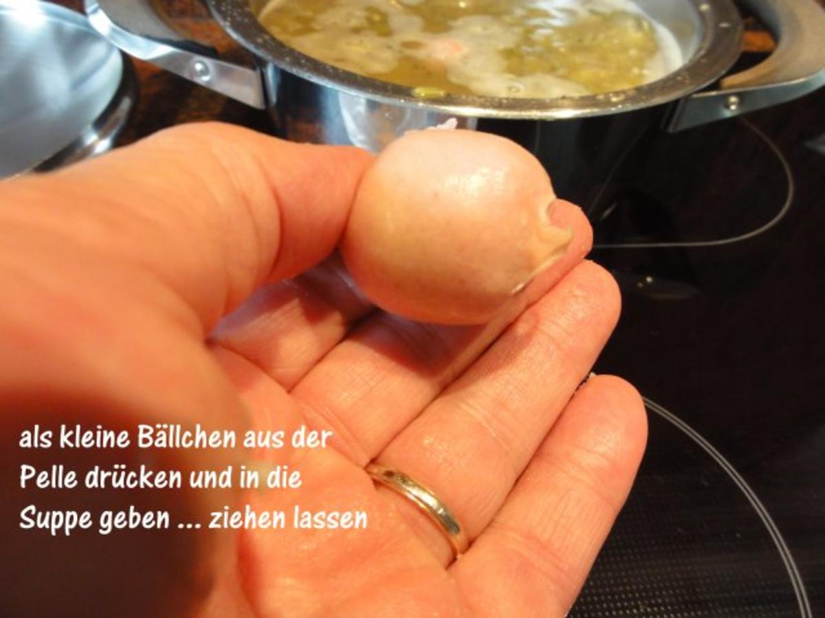 Suppe:   SCHNIBBELBOHNENSUPPE (Schnittbohnen) - Rezept - Bild Nr. 6