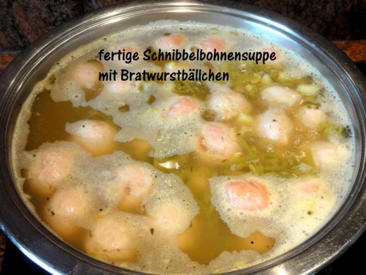 Suppe:   SCHNIBBELBOHNENSUPPE (Schnittbohnen) - Rezept - Bild Nr. 7