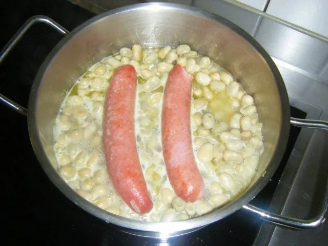 Dicke Bohnen mit Mettwurst - Rezept - Bild Nr. 2